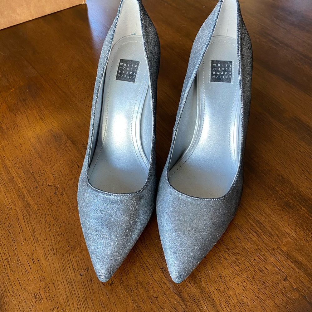 Whbm Point Shoes - Matte Sparkle Size 8 - image 2